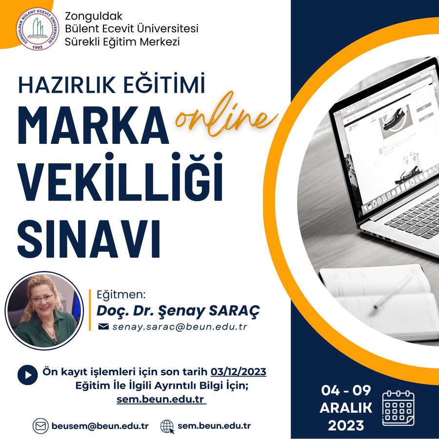 Marka Vekilliği Sınavına Hazırlık Eğitimi
