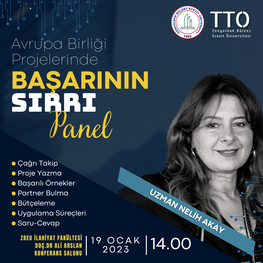 Panel: Avrupa Birliği Projelerinde Başarının Sırrı