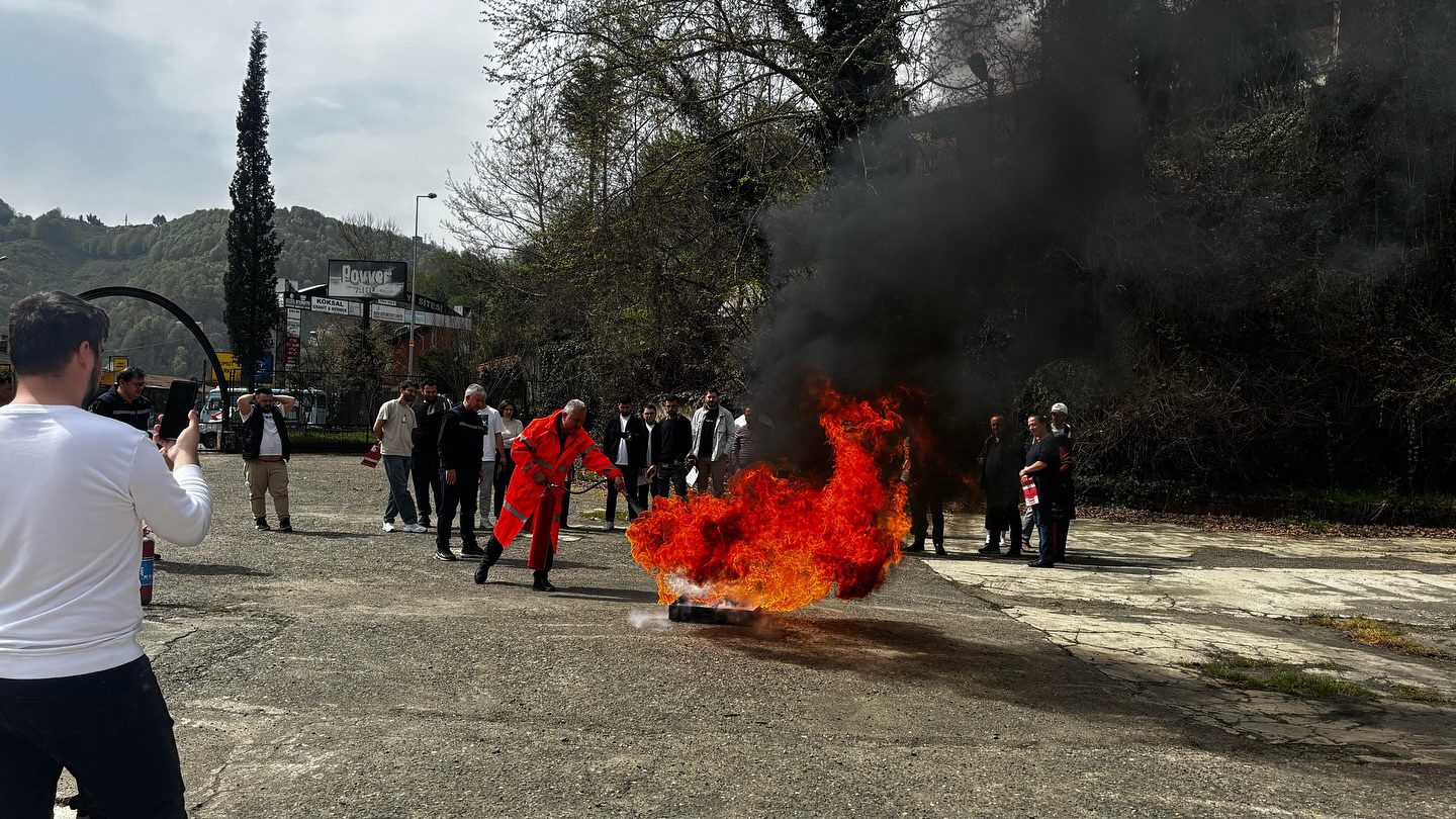 Teknopark'ta yangın tatbikatı gerçekleştirildi